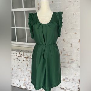 Marc Jacobs green silk dress
